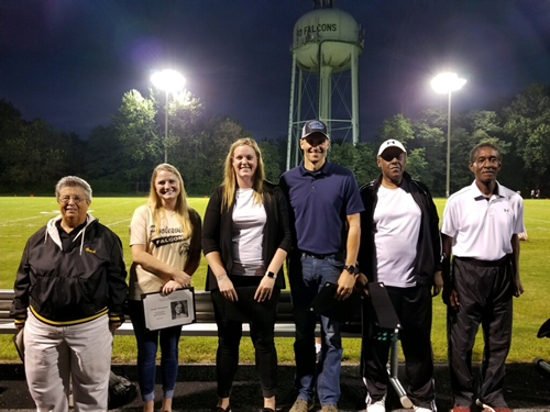 group photo of the 2018 hall of fame inductees