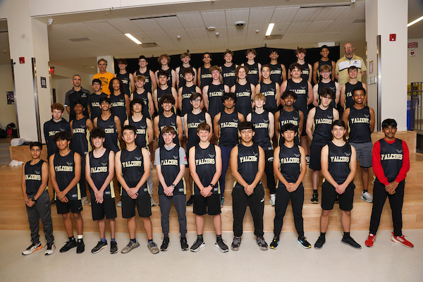 Boys indoor track and field team picture 2024-2025