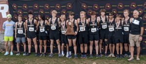 boys cross country state champions team picture