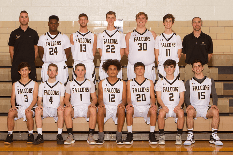 Boys Varsity Basketball 2019-2020 team photo