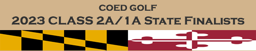 coed golf 2023 class 2A/1A state finalists