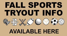 fall sports tryout information available here