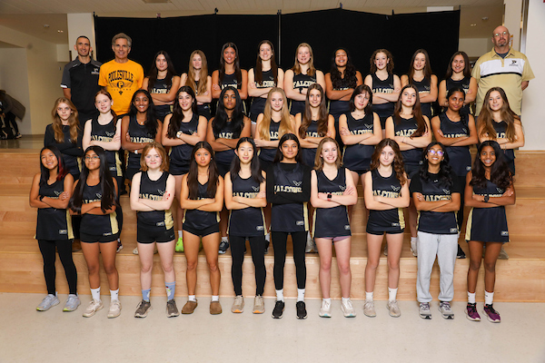 Girl indoor track and field team picture 2024-2025