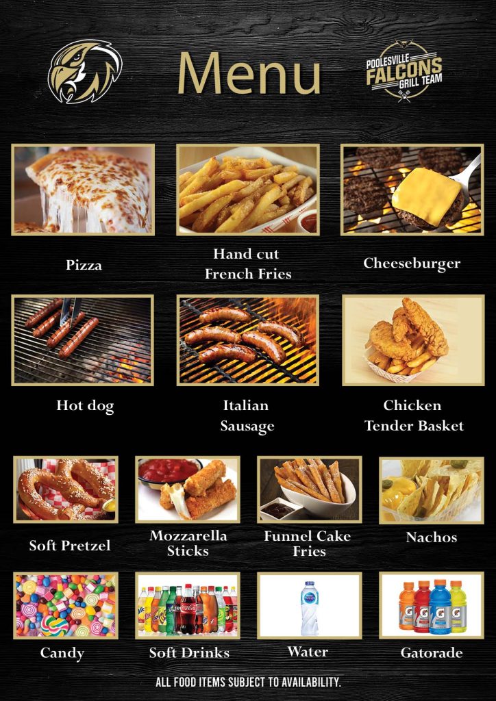 Concessions Poolesville High School Booster Club